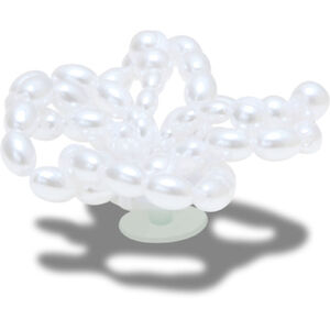 Crocs Egy&eacute;b White Pearl Beaded Floral
