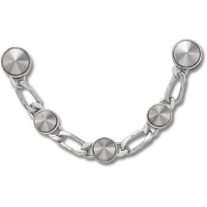 Crocs Egy&eacute;b Silver Luxe Studded Chain