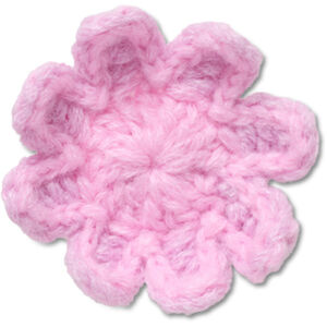 Crocs Egy&eacute;b Crochet Light Pink Flower