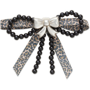 Crocs Egy&eacute;b Silver and Black Mix Bow