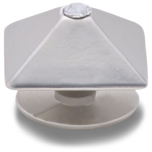 Crocs Egy&eacute;b Dark Silver Pyramid Stud