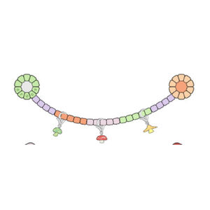 Crocs Egy&eacute;b Pastel Floral Mushroom Chain