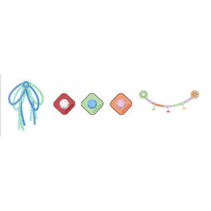 Crocs Egy&eacute;b Colorful Irreverent 5 Pack