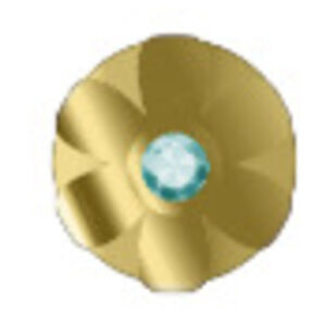 Crocs Egy&eacute;b Gold Flower Emblem