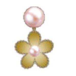 Crocs Egy&eacute;b Pink Pearl and Gold Flower