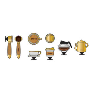 Crocs Egy&eacute;b 3D Coffee Set 5 Pack