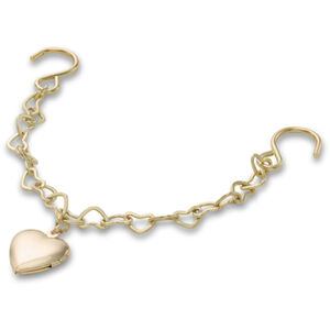 Crocs Egy&eacute;b Gold Rivet Chain with Heart