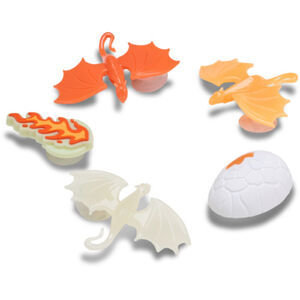 Crocs Egy&eacute;b Glow In The Dark Dragon 5 Pack