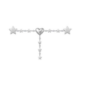 Crocs Egy&eacute;b Silver Star and Heart Chain