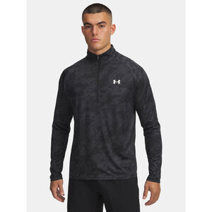Under Armour Hósszú ujjú póló Férfi póló Under Armour UA Tech 2.0 1/2 Zip-BLK