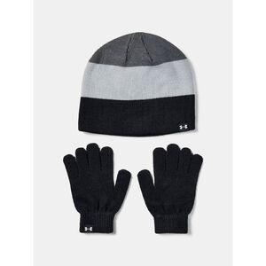 Under Armour Sapka Chlapeck&aacute; epice a rukavice Under Armour Boys Beanie Glove Combo