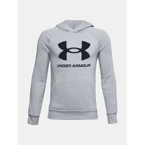 Under Armour Pulóver Fiú pulóver Under Armour RIVAL FLEECE HOODIE