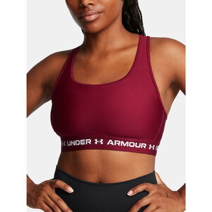 Under Armour Sportmelltartó Nõi melltartó Under Armour Crossback Mid Bra-RED