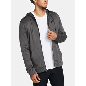 Under Armour Pulóver zip Férfi pulóver Under Armour UA Armour Fleece FZ Hoodie-GRY