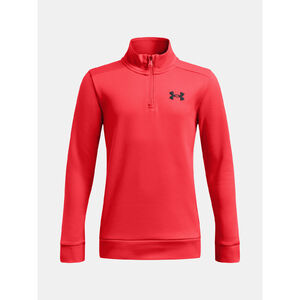 Under Armour Pulóver Fiú pulóver Under Armour UA Armour Fleece 1/4 Zip-RED