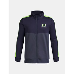 Under Armour Pulóver zip Fiú szett Under Armour UA Rival CB Knit Track Suit-GRY
