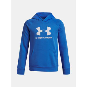Under Armour Pulóver Fiú pulóver Under Armour UA Rival Fleece BL Hoodie-BLU