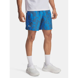 Under Armour Short Férfi rövidnadrág Under Armour UA LAUNCH 7'' PRINT SHORTS-BLU