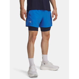 Under Armour Short Férfi rövidnadrág Under Armour UA LAUNCH 5'' 2-IN-1 SHORTS-BLU
