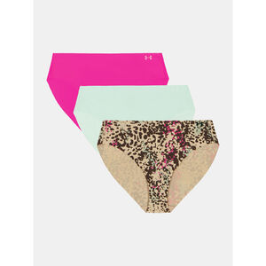 Under Armour Feh&eacute;rnemű N&otilde;i als&oacute; Under Armour Ua Pure Stretch No Show Bikini-Print -