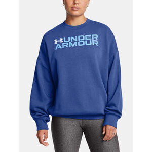 Under Armour Pulóver Nõi pulóver Under Armour Rival Fleece WordmarkOS Crew-BLU