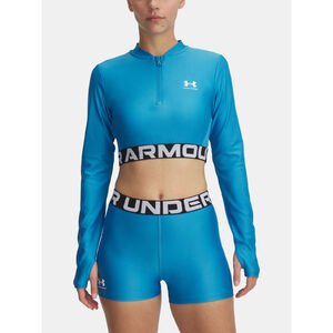 Under Armour Pulóver zip Nõi póló Under Armour HeatGear Rib 1/4 Zip LS