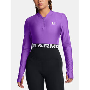 Under Armour Aláöltözet Nõi póló Under Armour HeatGear Rib 1/4 Zip LS-PPL