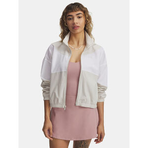 Under Armour Pulóver zip Nõi kabát Under Armour UA Rival Woven Jacket-WHT
