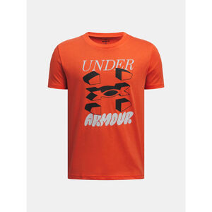 Under Armour Póló Fiú póló Under Armour UA B SPLIT BIG LOGO SS