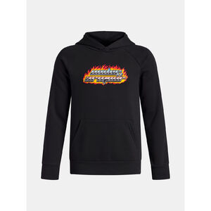 Under Armour Pulóver Fiú pulóver Under Armour UA Rival Flc Flamin Wdmrk HD-BLK