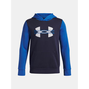 Under Armour Pulóver Fiú pulóver Under Armour UA Rival Flc Cblck Grphc HD-BLU