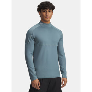 Under Armour H&oacute;ssz&uacute; ujj&uacute; p&oacute;l&oacute; Under Armour Cold Weather Grid LS Mock-BLU f&eacute;rfi p&oacute;l&oacute;