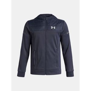 Under Armour Pulóver zip Fiú pulóver Under Armour UA Armour Flc Pro Utility FZ-GRY