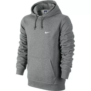 Nike Club Fleece férfi pamut pulóver szürke