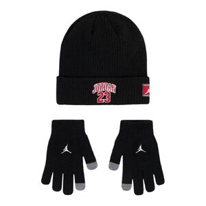 Jordan 23 sapka-kesztyű szett gyerekméret fekete