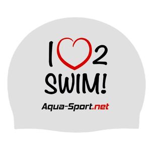 Aqua Sport Úszósapka AQUA-Úszás ÚSZÓSAPKA SZILIKON WHITE