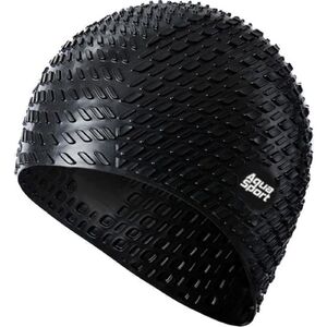 Aqua Sport Úszósapka AQUA-Úszás ÚSZÓSAPKA BUBBLE BLACK