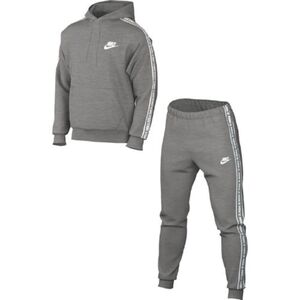 Nike Club Fleece Graphic melegítő pamut szett szürke