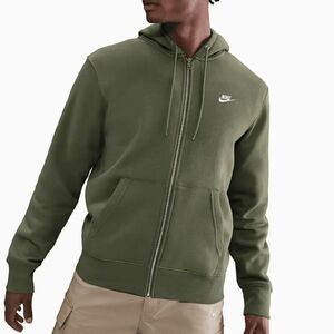 Nike Club férfi pulóver khaki