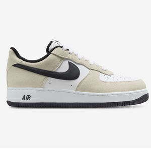 Nike Air Force 1 Low '07 LV8 White Black Noir utcai cipő